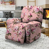 Pink Rose Floral Print Recliner Cover-grizzshop