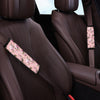 Pink Rose Floral Print Seat Belt Cover-grizzshop