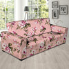 Pink Rose Floral Print Sofa Cover-grizzshop