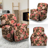 Pink Rose Floral Recliner Cover-grizzshop