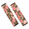 Pink Rose Floral Seat Belt Cover-grizzshop