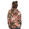 Pink Rose Floral Women's Hoodie-grizzshop