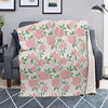 Pink Rose Flower Blanket-grizzshop