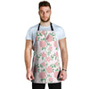 Pink Rose Flower Men's Apron-grizzshop