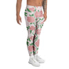 Pink Rose Flower Men's Leggings-grizzshop