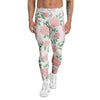 Pink Rose Flower Men's Leggings-grizzshop