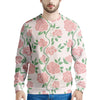 Pink Rose Flower Men's Sweatshirt-grizzshop