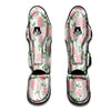 Pink Rose Flower Muay Thai Shin Guard-grizzshop