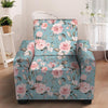 Pink Rose Flower Print Armchair Cover-grizzshop