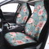 Pink Rose Flower Print Car Seat Covers-grizzshop