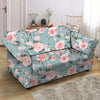 Pink Rose Flower Print Loveseat Cover-grizzshop