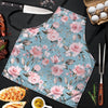 Pink Rose Flower Print Men's Apron-grizzshop