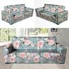 Pink Rose Flower Print Sofa Cover-grizzshop