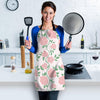 Pink Rose Flower Women's Apron-grizzshop