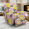 Pink Rose Hedgehogs Recliner Cover-grizzshop