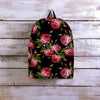 Pink Rose Print Backpack-grizzshop