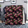 Pink Rose Print Blanket-grizzshop