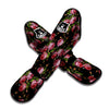 Pink Rose Print Muay Thai Shin Guard-grizzshop