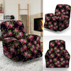 Pink Rose Print Recliner Cover-grizzshop