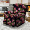 Pink Rose Print Recliner Cover-grizzshop