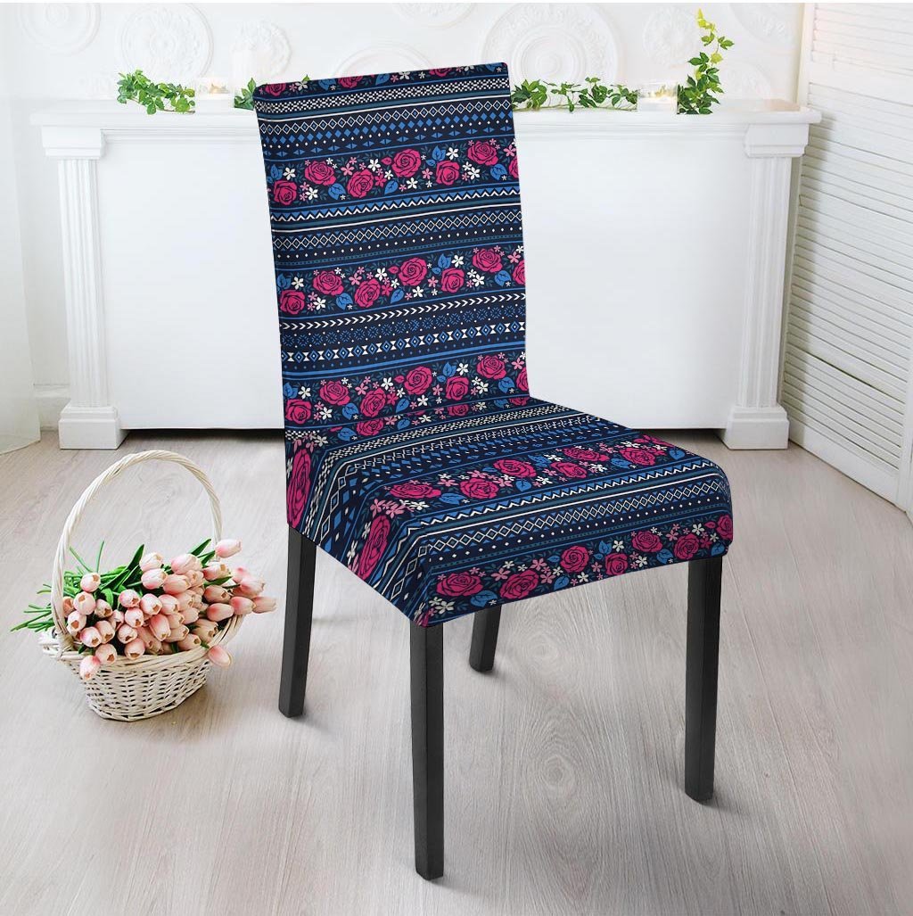 Pink Rose Tribal Aztec Chair Cover-grizzshop