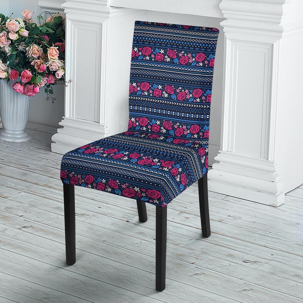 Pink Rose Tribal Aztec Chair Cover-grizzshop