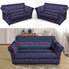 Pink Rose Tribal Aztec Loveseat Cover-grizzshop