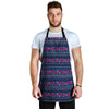 Pink Rose Tribal Aztec Men's Apron-grizzshop