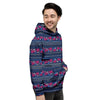 Pink Rose Tribal Aztec Men's Hoodie-grizzshop