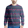 Pink Rose Tribal Aztec Men's Sweatshirt-grizzshop