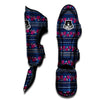 Pink Rose Tribal Aztec Muay Thai Shin Guard-grizzshop