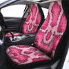 Pink Snakeskin Print Car Seat Covers-grizzshop