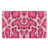 Pink Snakeskin Print Door Mat-grizzshop