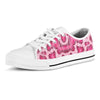 Pink Snakeskin Print Men's Low Top Shoes-grizzshop