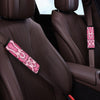 Pink Snakeskin Print Seat Belt Cover-grizzshop