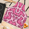 Pink Snakeskin Print Women's Apron-grizzshop