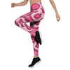 Pink Snakeskin Print Women's Leggings-grizzshop