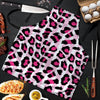 Pink Striped Leopard Men's Apron-grizzshop