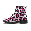 Pink Striped Leopard Men's Boots-grizzshop