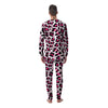 Pink Striped Leopard Men's Pajamas-grizzshop