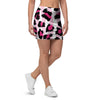 Pink Striped Leopard Mini Skirt-grizzshop