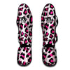 Pink Striped Leopard Muay Thai Shin Guard-grizzshop