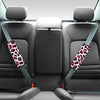 Pink Striped Leopard Seat Belt Cover-grizzshop