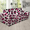 Pink Striped Leopard Sofa Cover-grizzshop