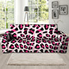 Pink Striped Leopard Sofa Cover-grizzshop