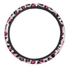 Pink Striped Leopard Steering Wheel Cover-grizzshop