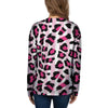 Pink Striped Leopard Women's Sweatshirt-grizzshop