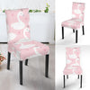 Pink Swan Pattern Print Chair Cover-grizzshop