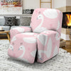 Pink Swan Pattern Print Recliner Cover-grizzshop