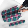 Pink Teal Plaid Tartan Umbrella-grizzshop